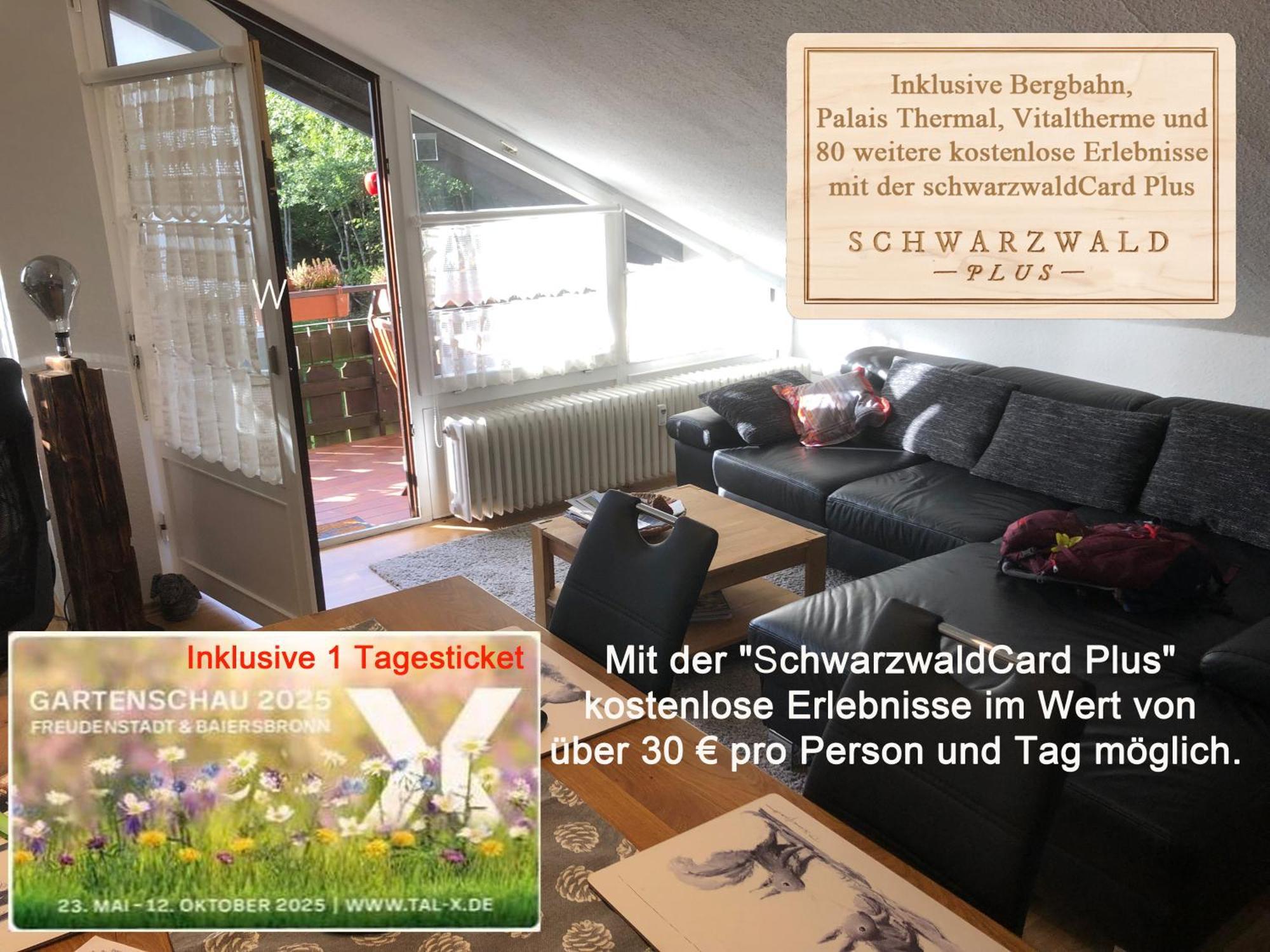 Ferienwohnung Kuckuck Auf Dem Sommerberg Incl Schwarzwaldcard Plus - 2 Zimmer 50Qm Бад-Вільдбад Екстер'єр фото
